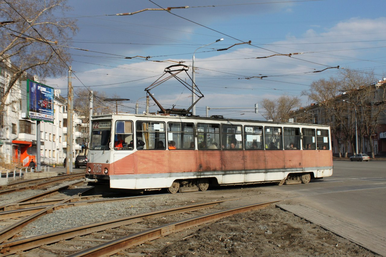 Челябинск, 71-605 (КТМ-5М3) № 2136