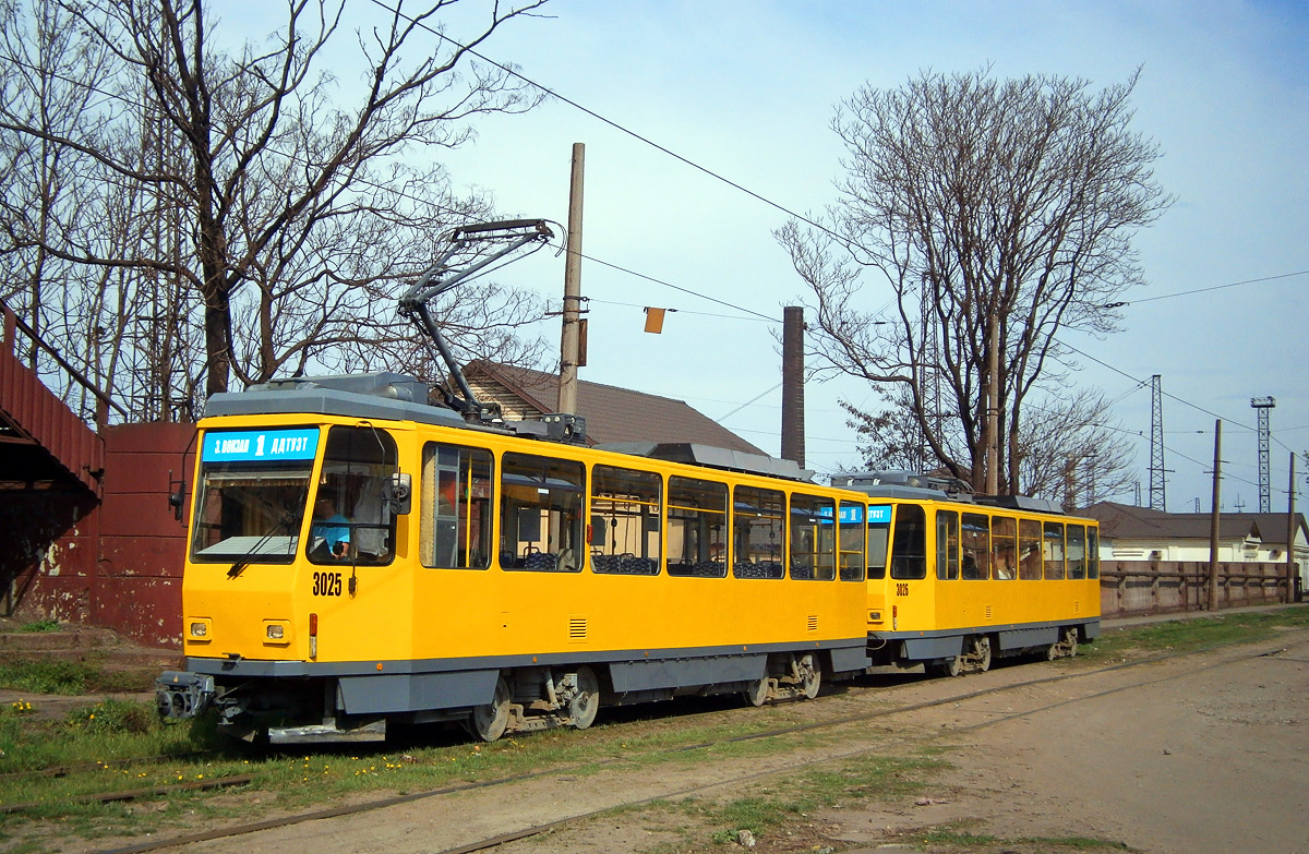 Днепр, Tatra T6A2M № 3025; Днепр — Прогулка на Tatra-T6A2M 20 апреля 2013