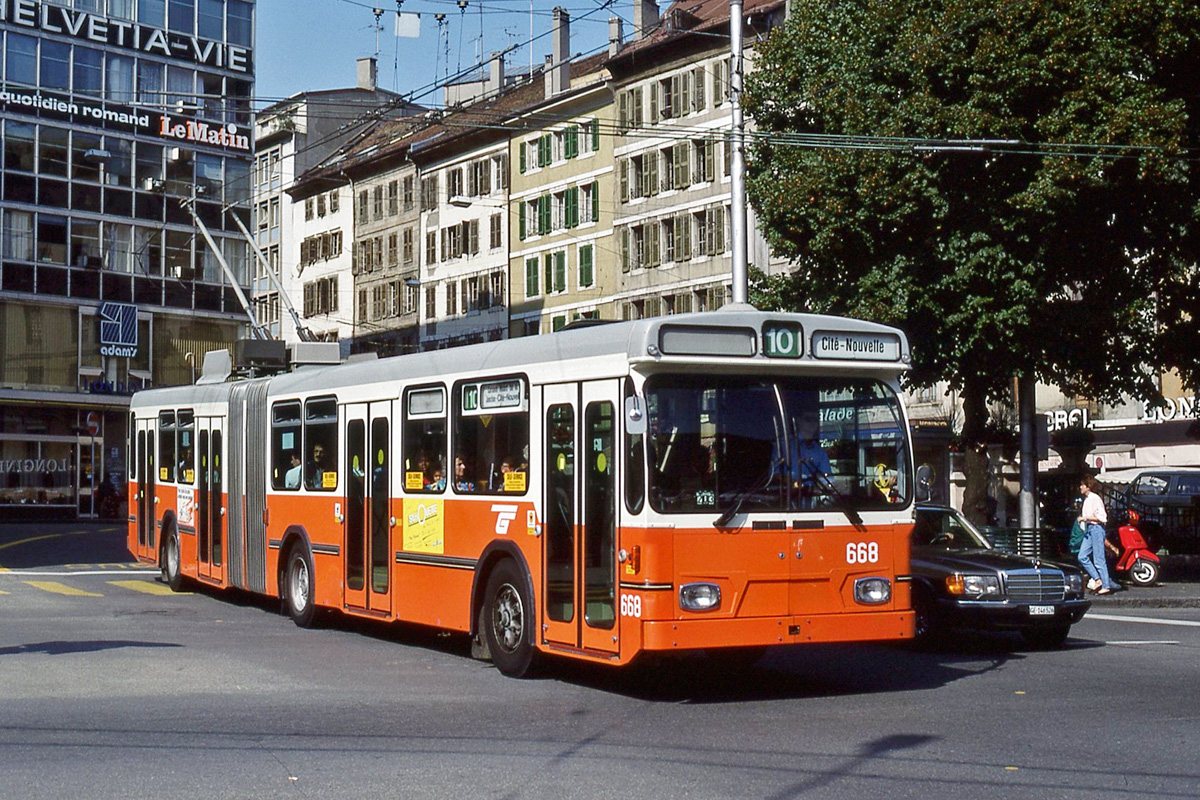 Geneva, Saurer/Hess/BBC-SAAS GT 560/620-25 # 668