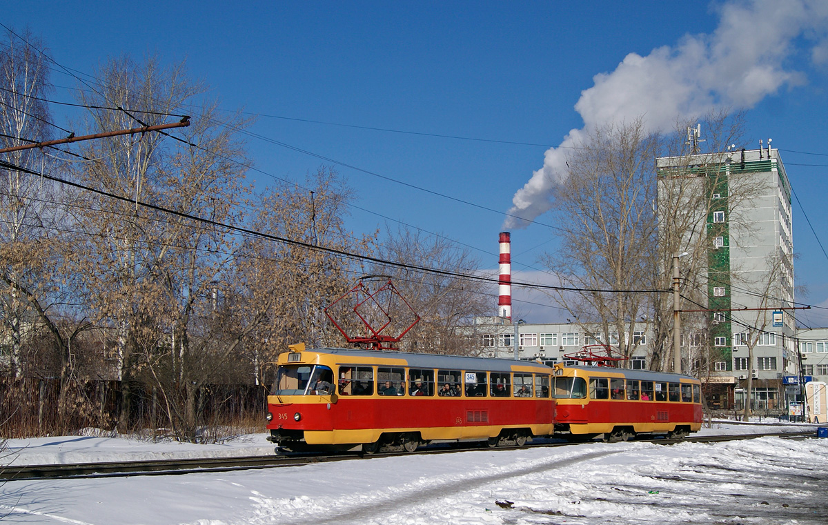 Екатеринбург, Tatra T3SU № 345