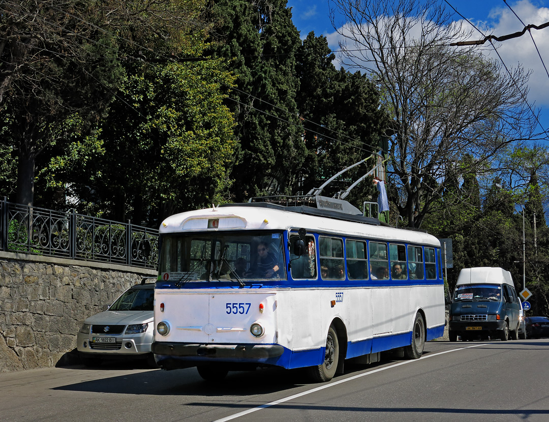 Troleibuzul din Crimeea, Škoda 9Tr21 nr. 5557