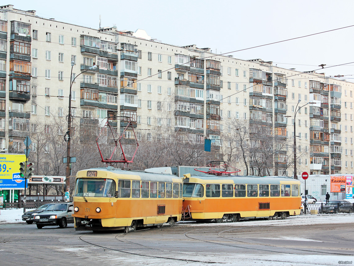 Екатеринбург, Tatra T3SU № 171; Екатеринбург, Tatra T3SU № 172