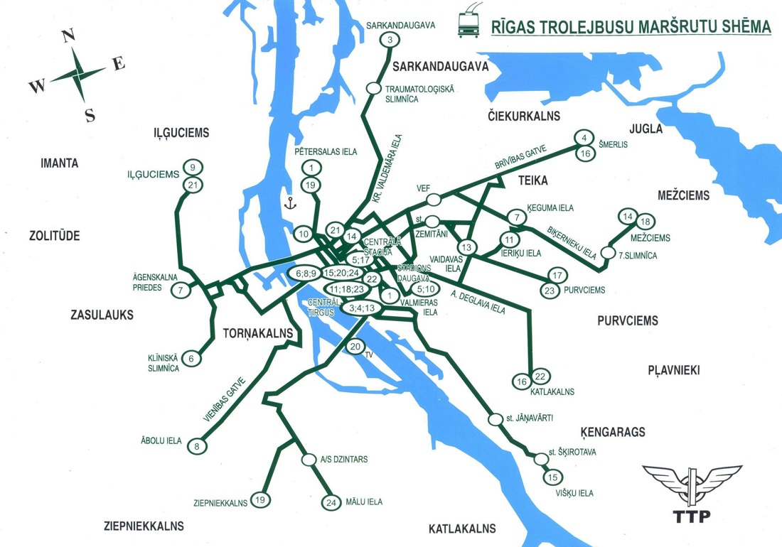 Riga — Maps