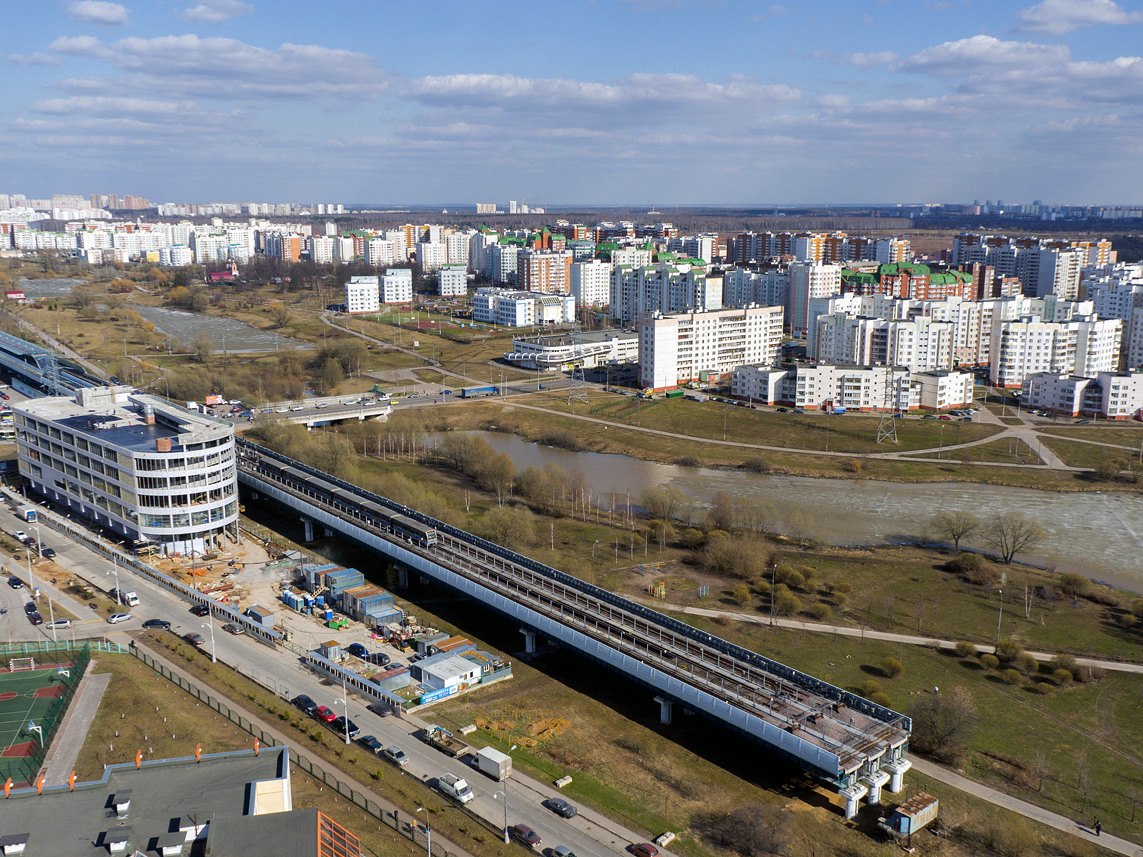 Москва — Виды с высоты; Москва — Метрополитен — [12] Бутовская линия