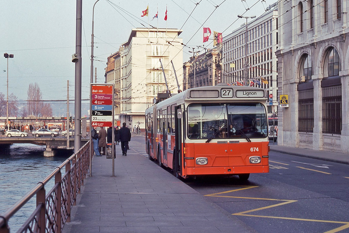 Женева, Saurer/Hess/BBC-SAAS GT 560/620-25 № 674