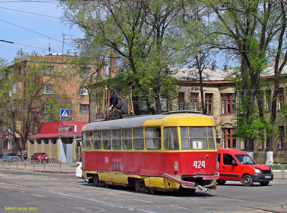 Kharkiv, Tatra T3SU # 424; Kharkiv — Incidents