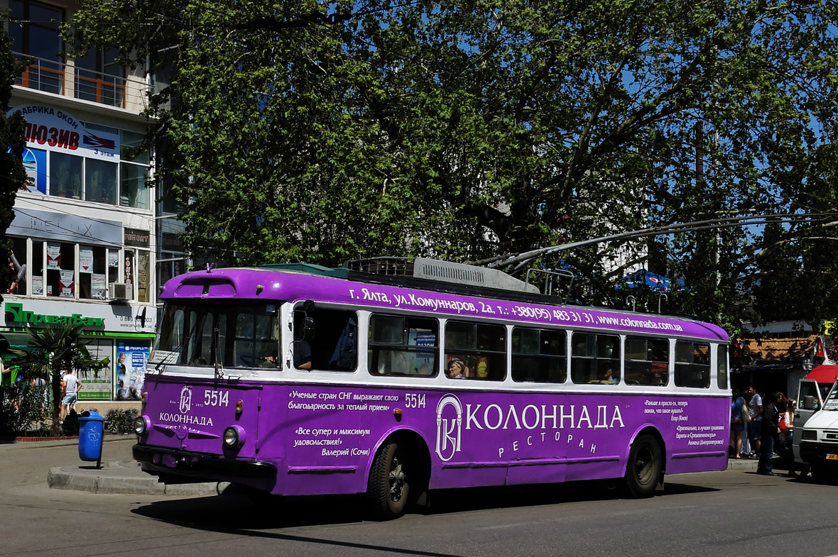 Кримски тролейбус, Škoda 9Tr19 № 5514
