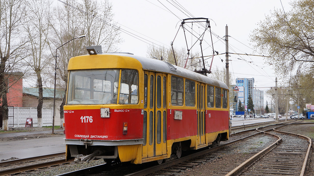 Barnaul, Tatra T3SU # 1176