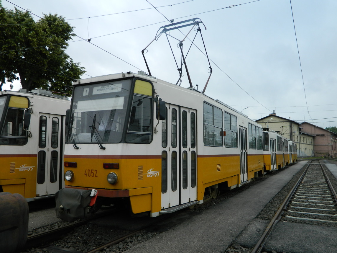 Budapeštas, Tatra T5C5 nr. 4052; Budapeštas — Tram depots