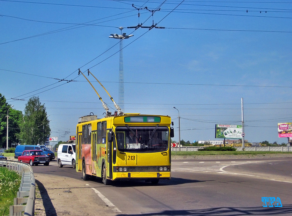 Lutsk, Jelcz/KPNA PR110E № 213; Lutsk — Memorial Sunday, routes to Harazdzha