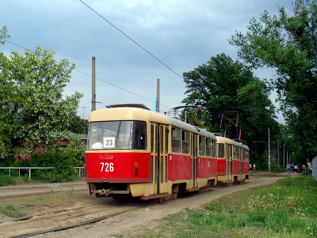 Харьков, Tatra T3SU № 726
