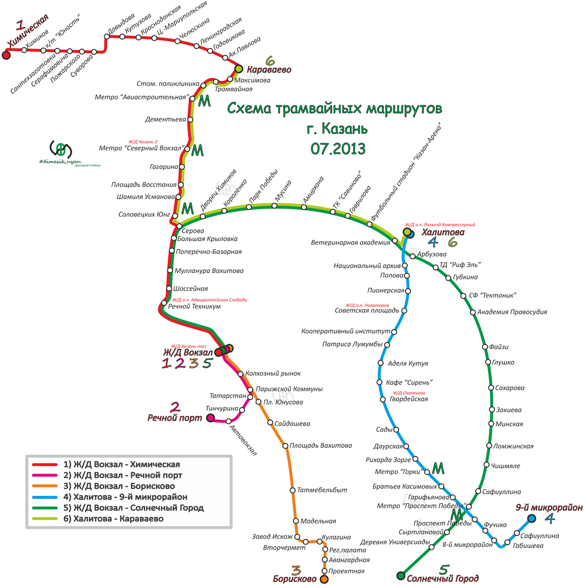 Казань — Схемы