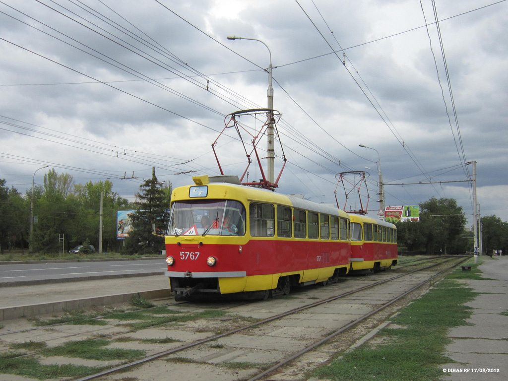 Volgograd, Tatra T3SU # 5767; Volgograd, Tatra T3SU # 5768