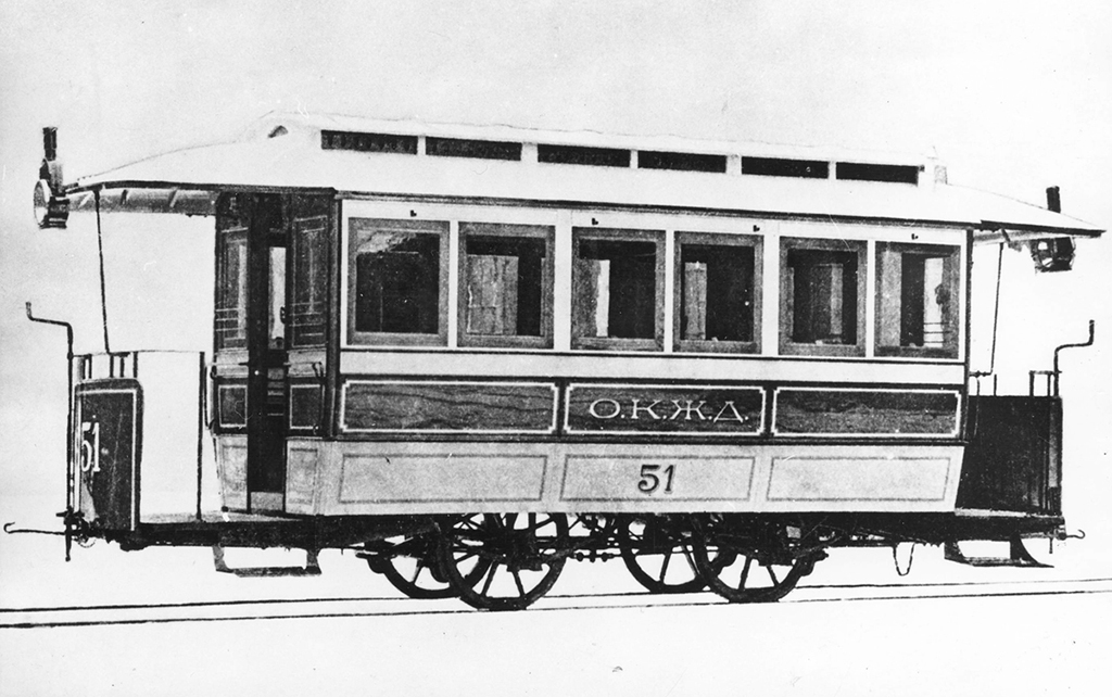Odessa, Ringhoffer horse car # 51; Odessa — Horse-drawn & steam tram