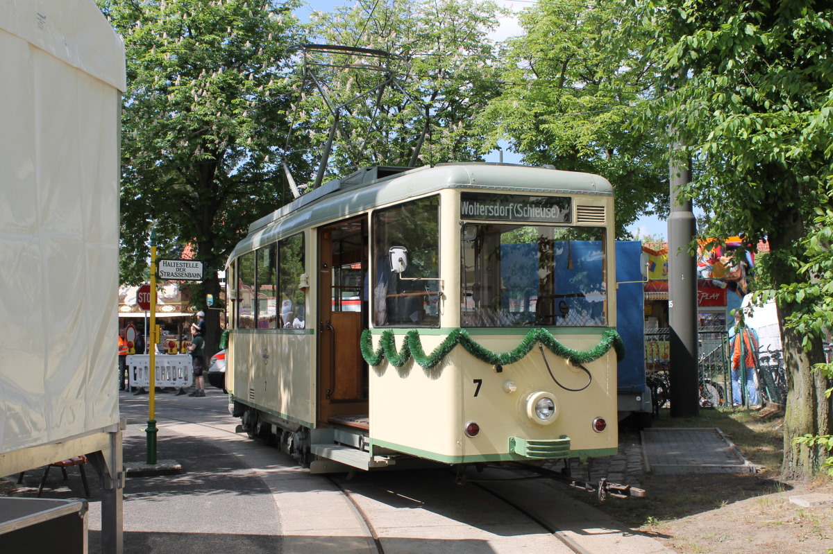 Woltersdorf, Uerdingen KSW motor car # 7; Woltersdorf — Anniversary: 100 years of Woltersdorf tramway (18./19.05.2013) • Jubiläum: 100 Jahre Woltersdorfer Straßenbahn (18./19.05.2013)