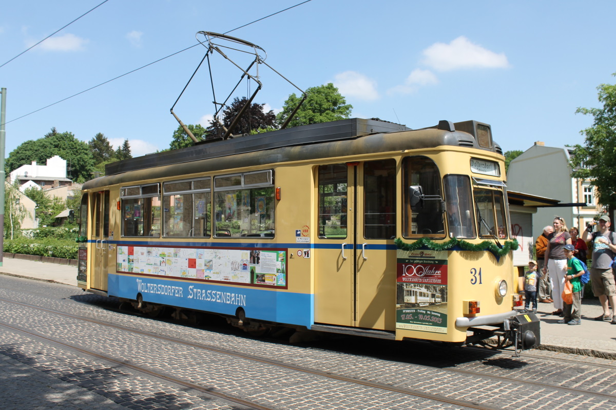 Woltersdorf, Gotha T57 č. 31; Woltersdorf — Anniversary: 100 years of Woltersdorf tramway (18./19.05.2013) • Jubiläum: 100 Jahre Woltersdorfer Straßenbahn (18./19.05.2013)