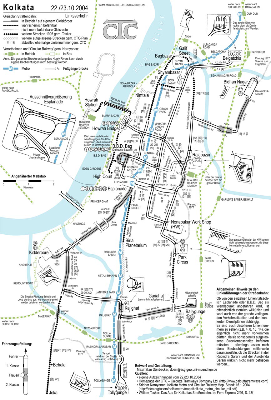 Calcutta — Maps
