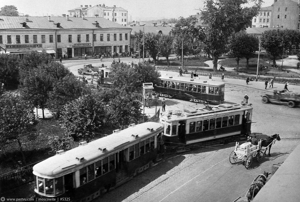 Moskva, BF № 15; Moskva — Historical photos — Tramway and Trolleybus (1921-1945)