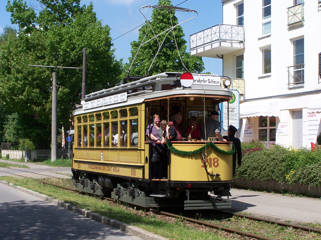 Вольтерсдорф, Falkenried TDS 08/24 № 218; Вольтерсдорф — Юбилей: 100 лет Вольтерсдорфскому трамваю (18./19.05.2013)