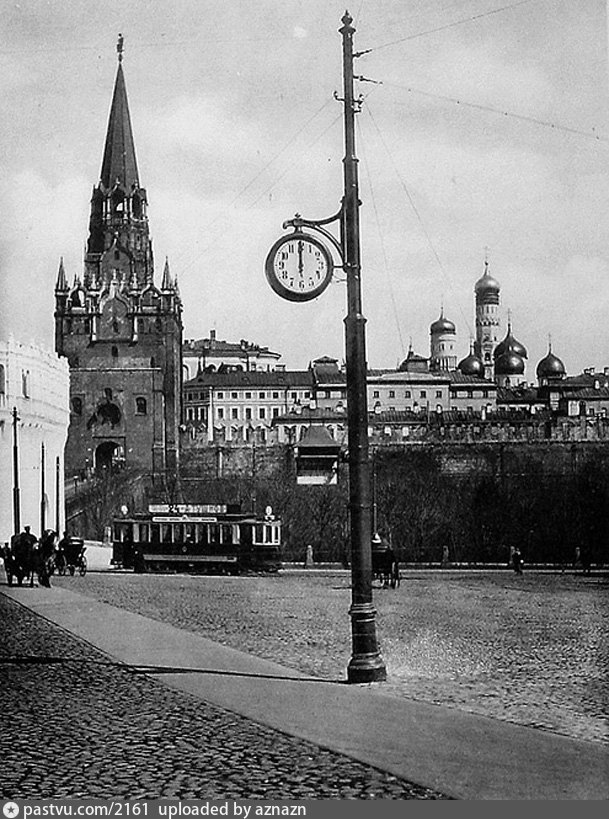 Moskau — Historical photos — Electric tramway (1898-1920)