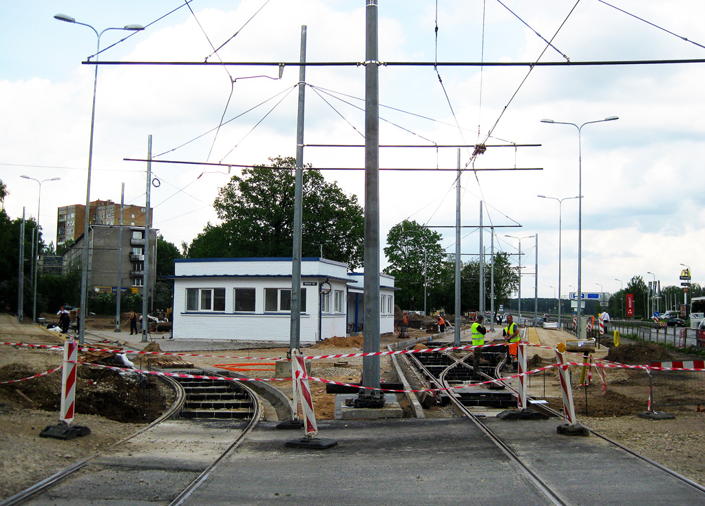 რიგა — Reconstruction of line to Jugla (14.04.2012-28.05.2013)