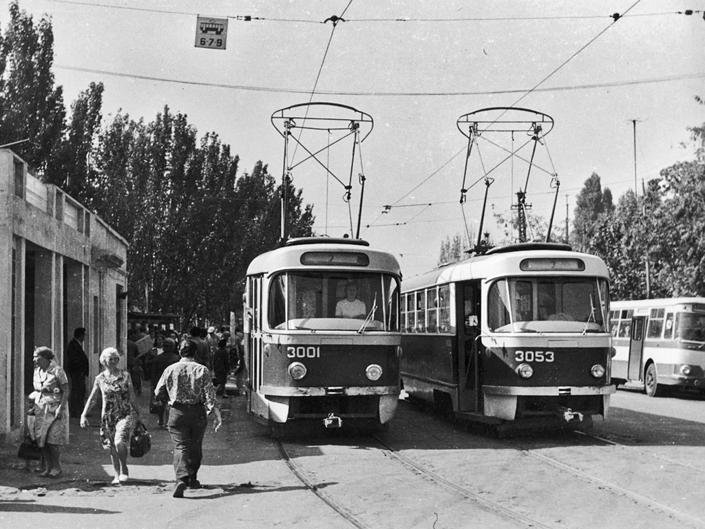 Одеса, Tatra T3SU (двухдверная) № 3001; Одеса, Tatra T3SU (двухдверная) № 3053