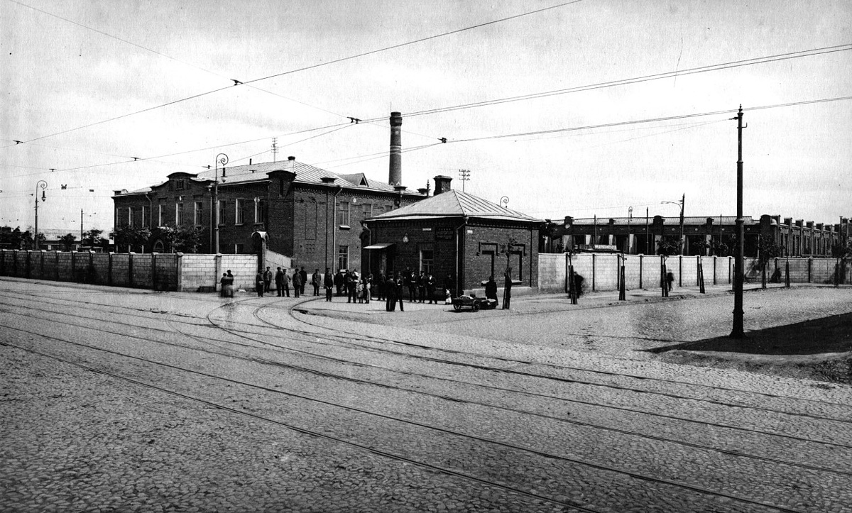 Москва — Исторические фотографии — Трамвайные парки и депо (1898-1945)