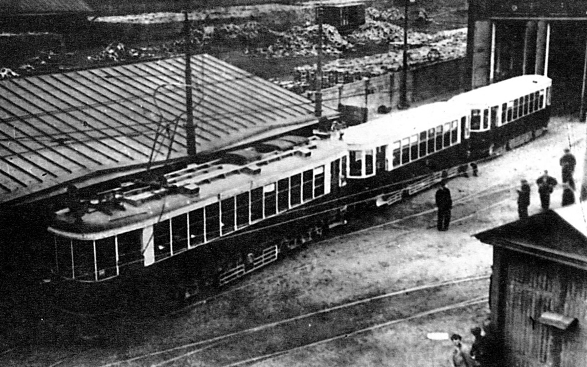 Москва — Исторические фотографии — Трамвай и Троллейбус (1921-1945); Москва — Исторические фотографии — Трамвайные парки и депо (1898-1945)