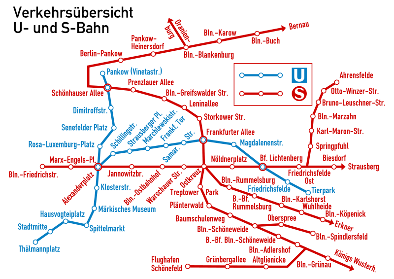 Берлин — Схемы | Netzpläne