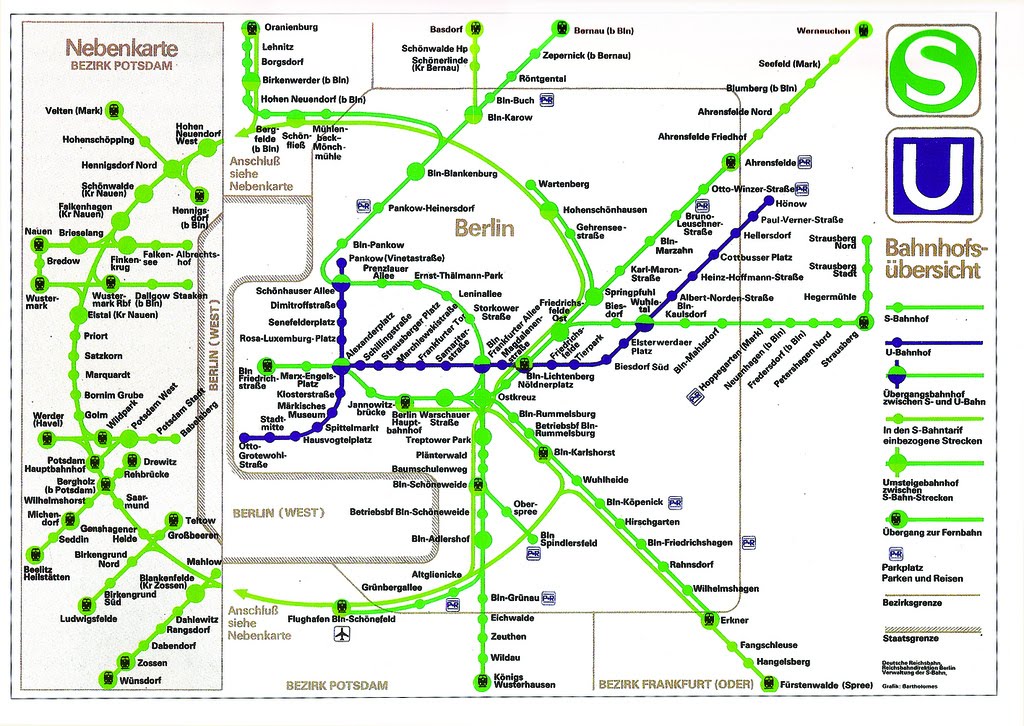 Берлин — Схемы | Netzpläne