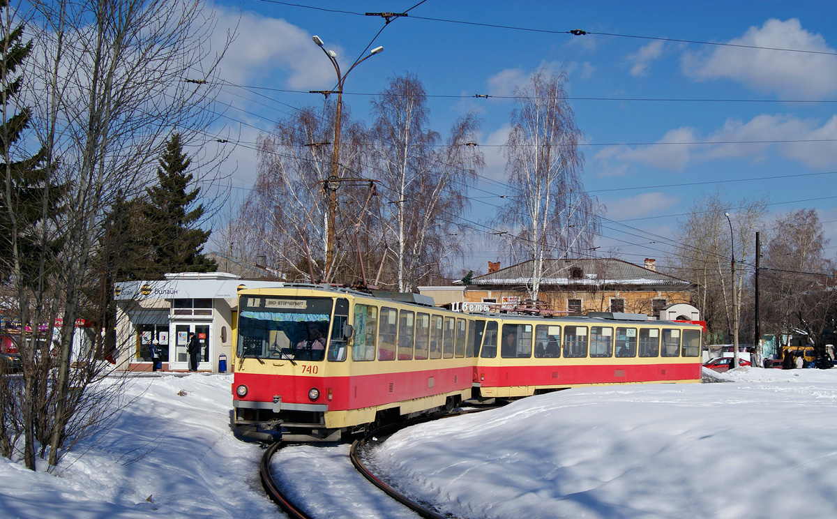 Yekaterinburg, Tatra T6B5SU nr. 740