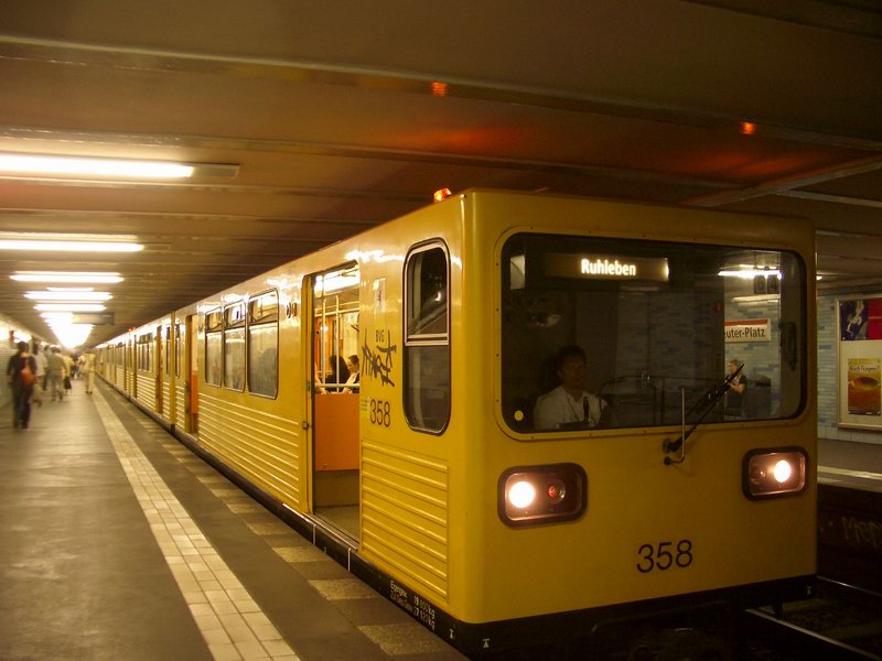 Берлин, BVG GI/1 № 358; Берлин — U-Bahn — линия U2