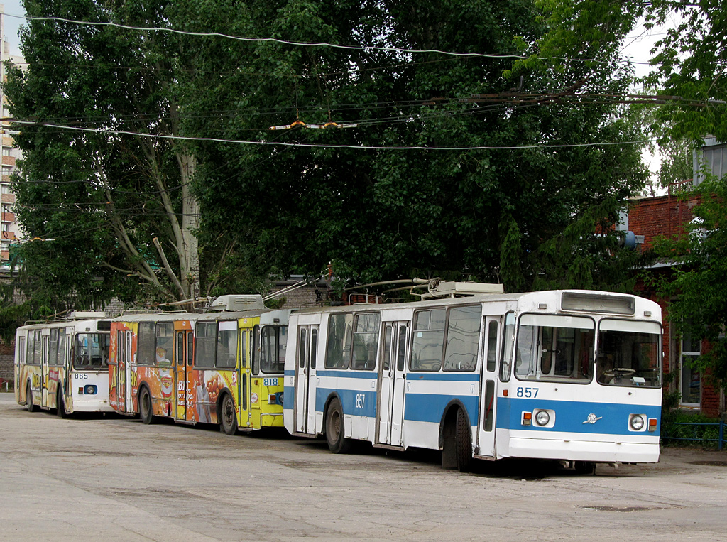 Samara, ZiU-682V-012 [V0A] č. 857; Samara — Trolleybus depot # 1