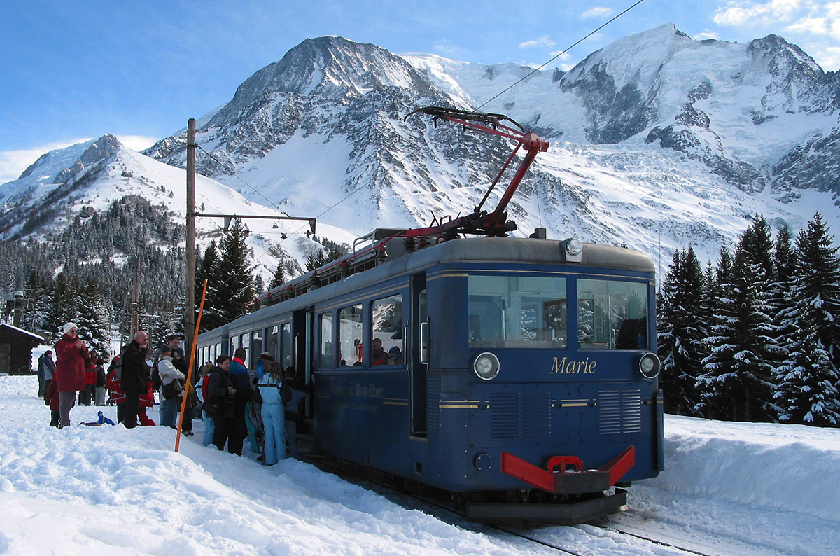 Горный регион Савойя, Четырёхосный моторный вагон № Marie; Горный регион Савойя — Tramway du Mont-Blanc