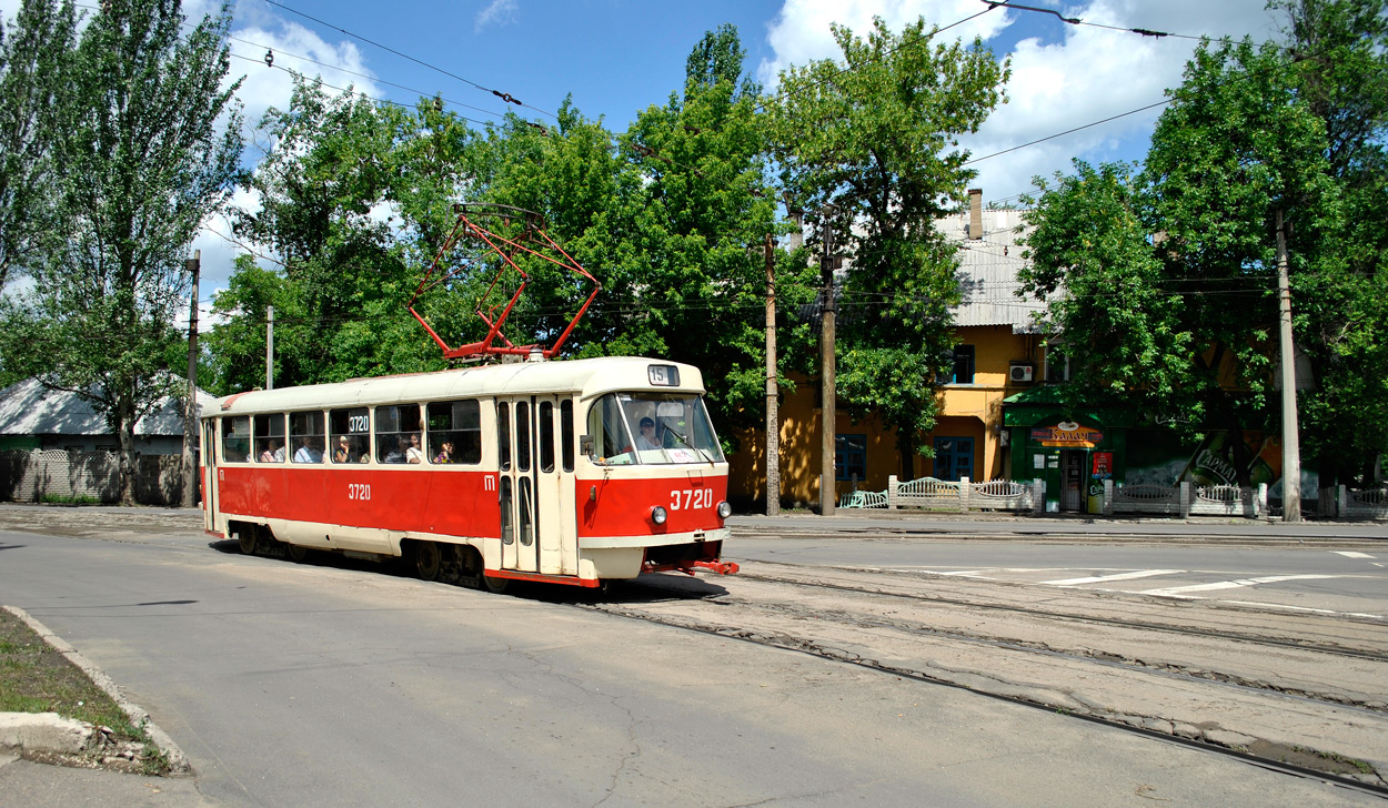 Донецк, Tatra T3SU (двухдверная) № 3720