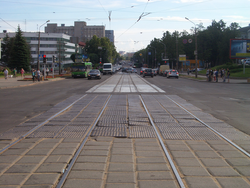Минск — Ремонты трамвайных линий
