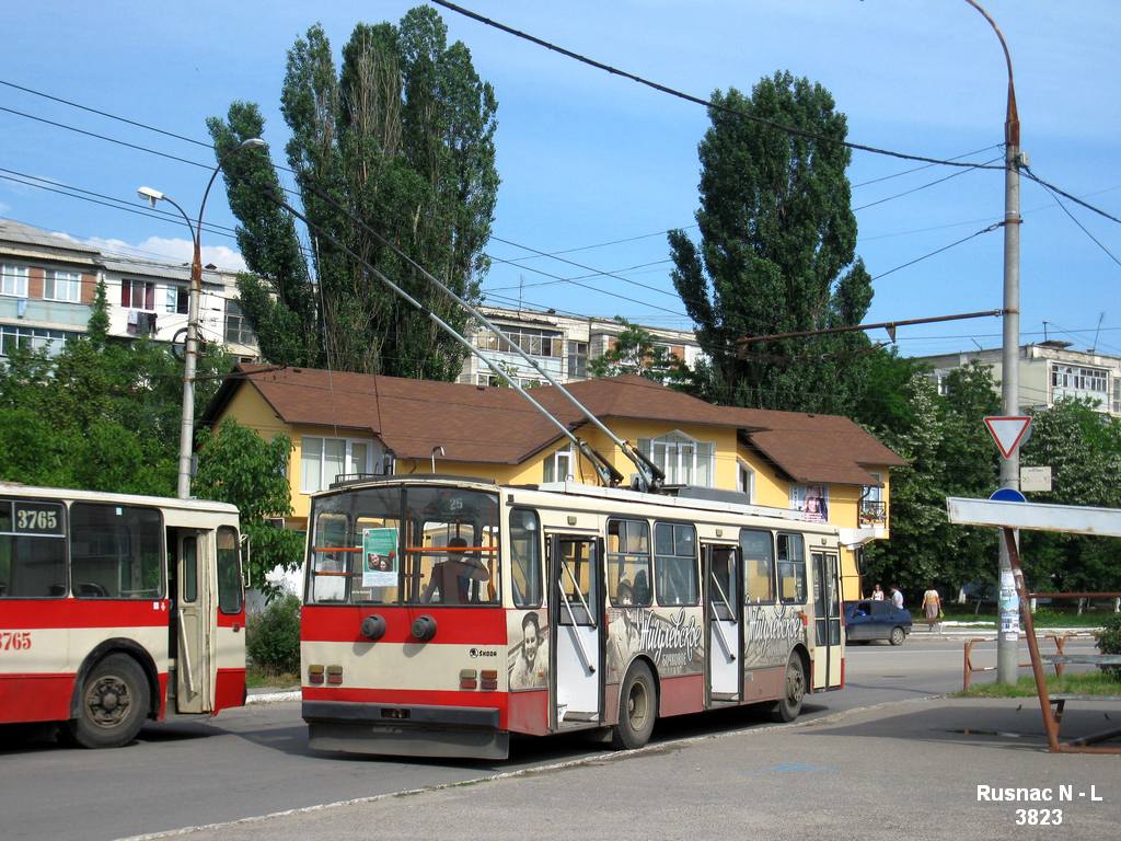 Кишинёв, Škoda 14TrDT/6M № 3823; Кишинёв — Конечные станции и диспетчерские