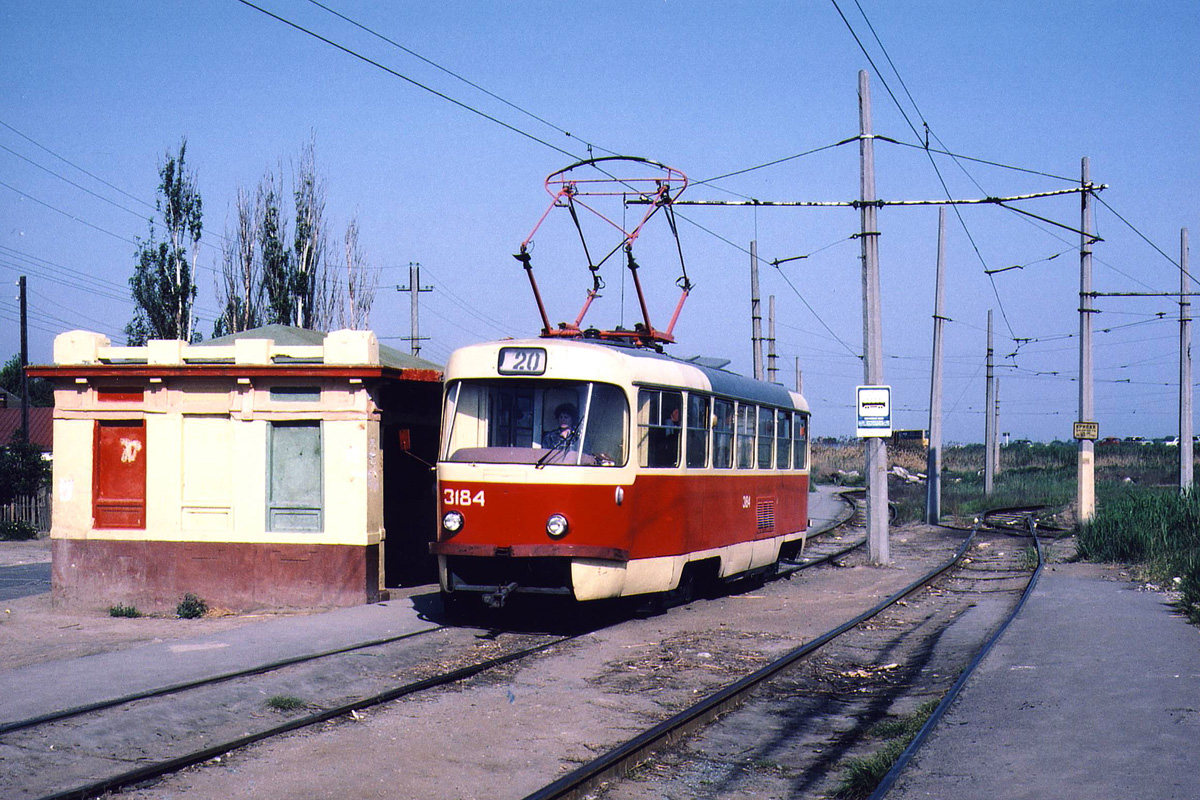 Одесса, Tatra T3SU (двухдверная) № 3184