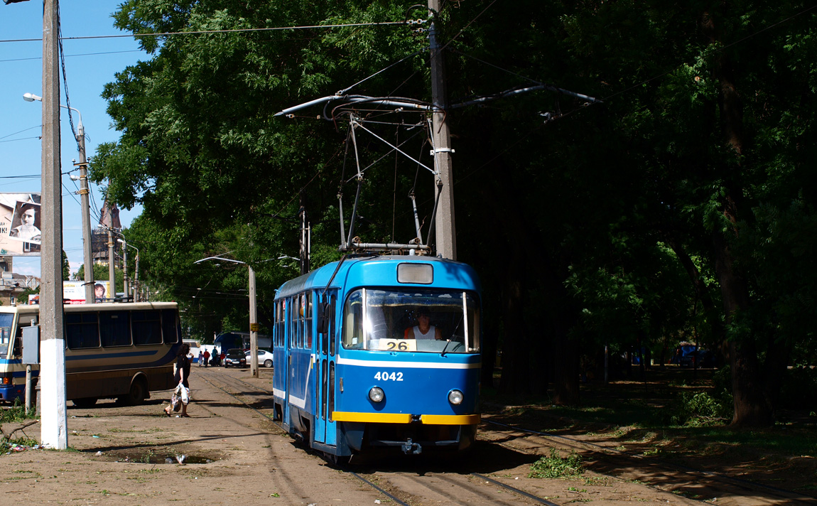 Одесса, Tatra T3R.P № 4042