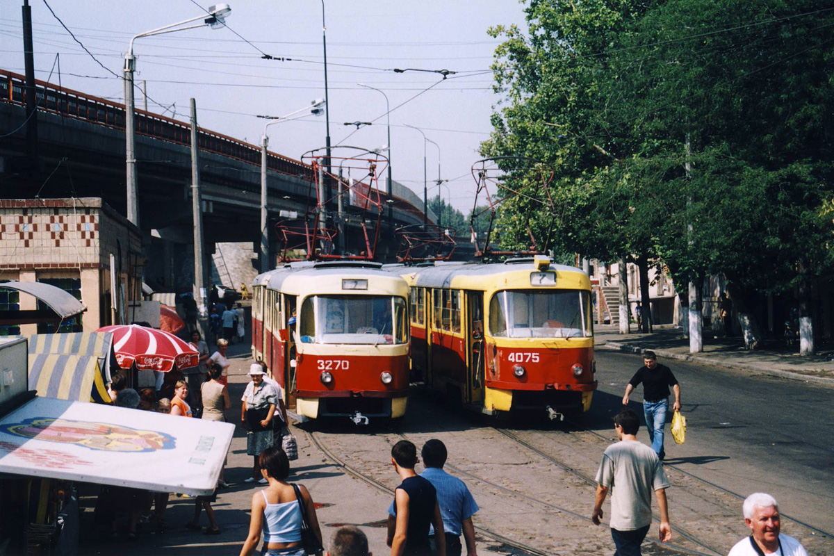 Одесса, Tatra T3SU № 3270; Одесса, Tatra T3SU № 4075