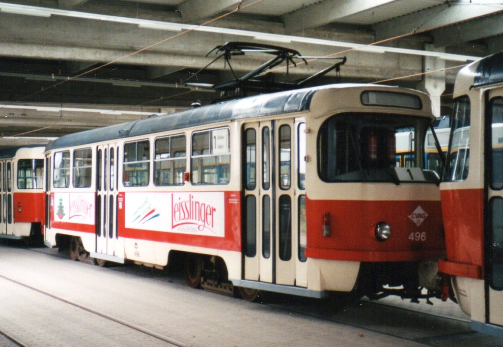 Chemnitz, Tatra T3D # 496
