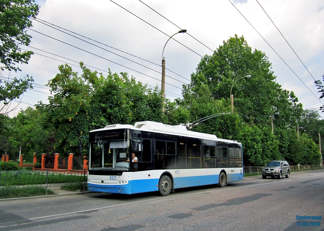 Crimean trolleybus, Bogdan T70110 № 4321
