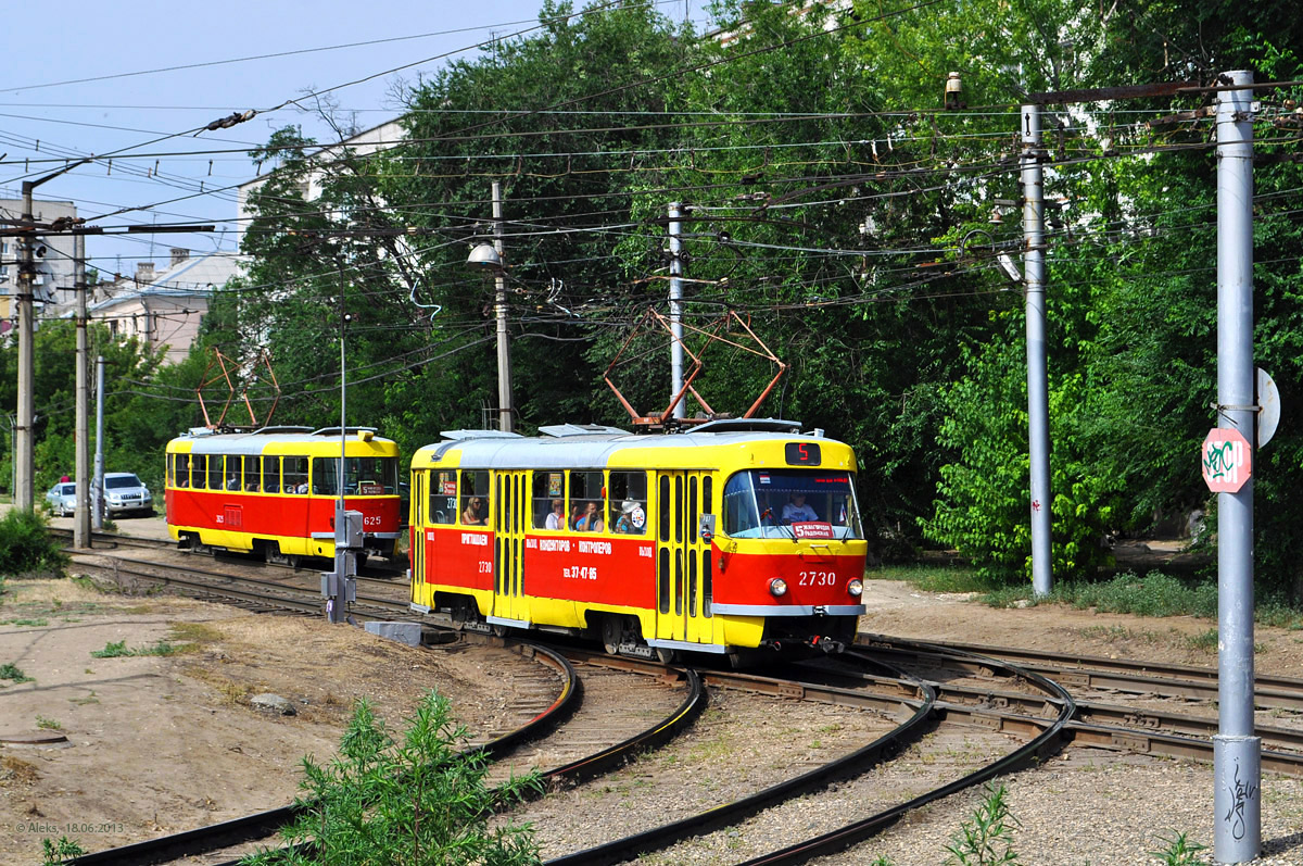 Volgográd, Tatra T3SU — 2730; Volgográd, Tatra T3SU (2-door) — 2625