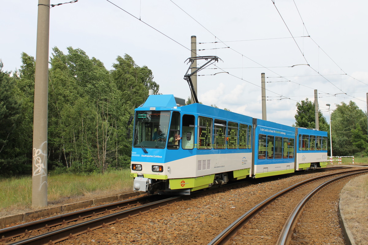 Котбус, Tatra KTNF6 № 140; Котбус — Юбилей: 110 лет трамваю в Котбусе (15.06.2013)