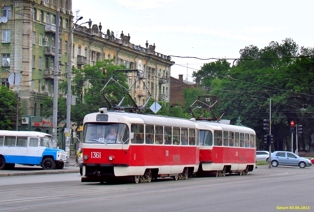 Dnipro, Tatra T3SU № 1361
