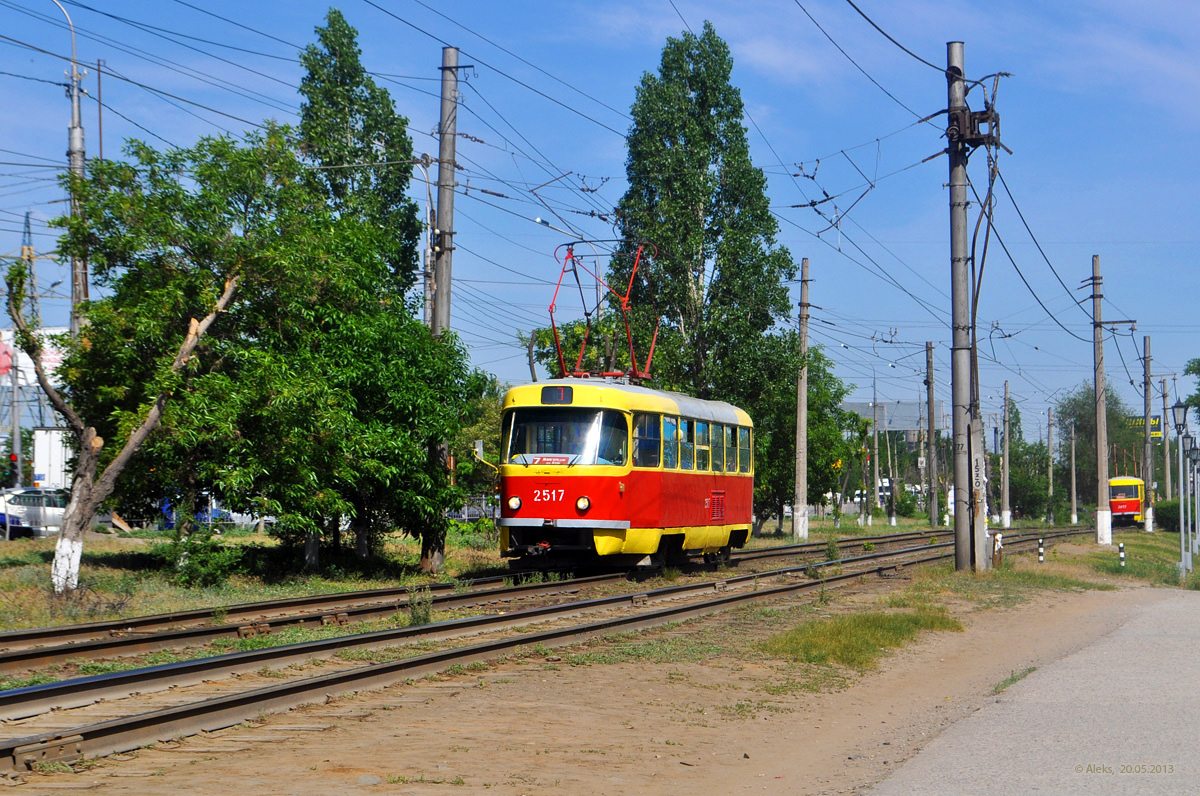 Волгоград, Tatra T3SU (двухдверная) № 2517