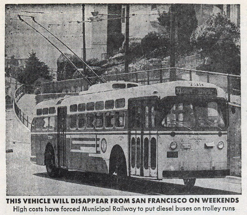 San Francisco Bay Area, Marmon-Herrington TC44 № 739; San Francisco Bay Area — Old photos and postcards