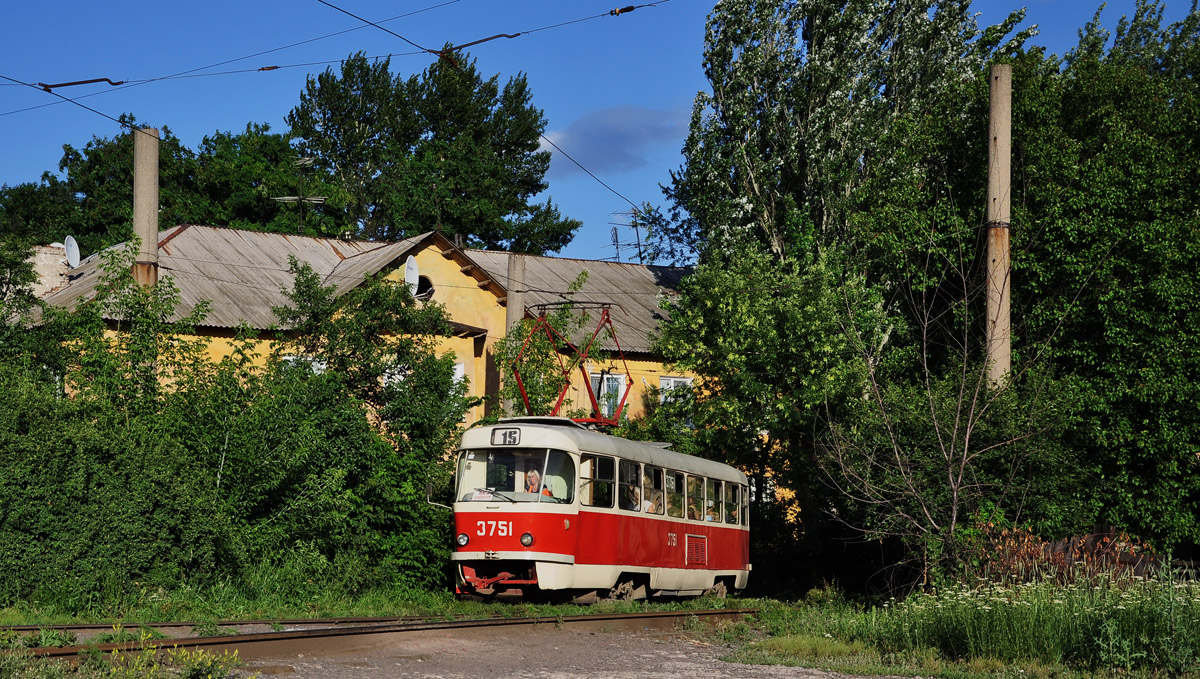 Donezk, Tatra T3SU (2-door) Nr. 3751