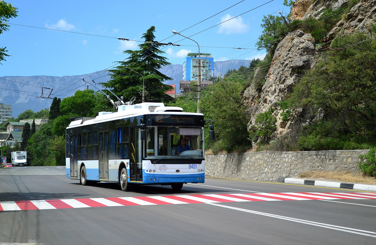 Самая протяженная троллейбусная линия в крыму