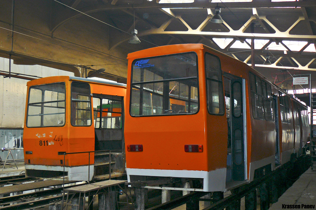 索菲亞, T6M-700 F # 831; 索菲亞 — Tram repair plant (Tramcar) — Tram